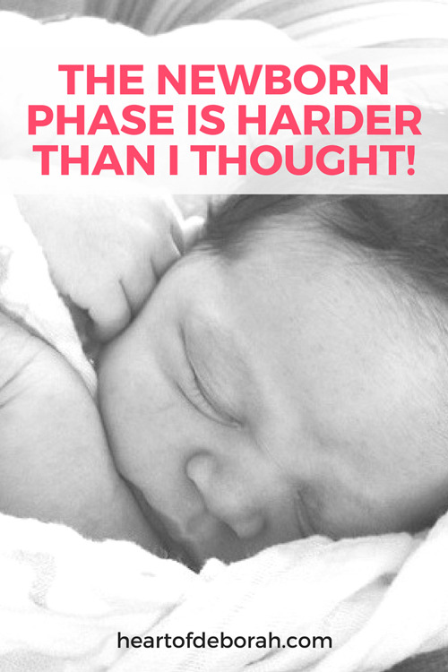 When the newborn phase is harder than you thought! It's okay to talk about how hard motherhood is. Everyone's journey in motherhood is different and we need to support other moms.