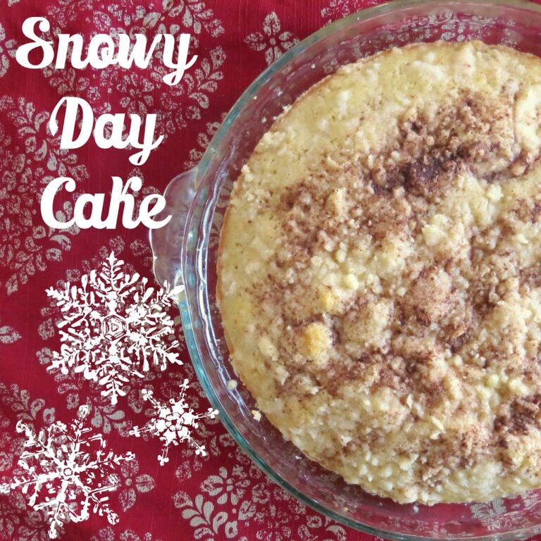 Recipe for Snowy Day Cake