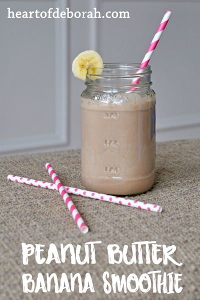 I love Reese's Peanut Butter cups, but they aren't healthy. This peanut butter smoothie recipe is not only delicious, but a nutritious alternative.