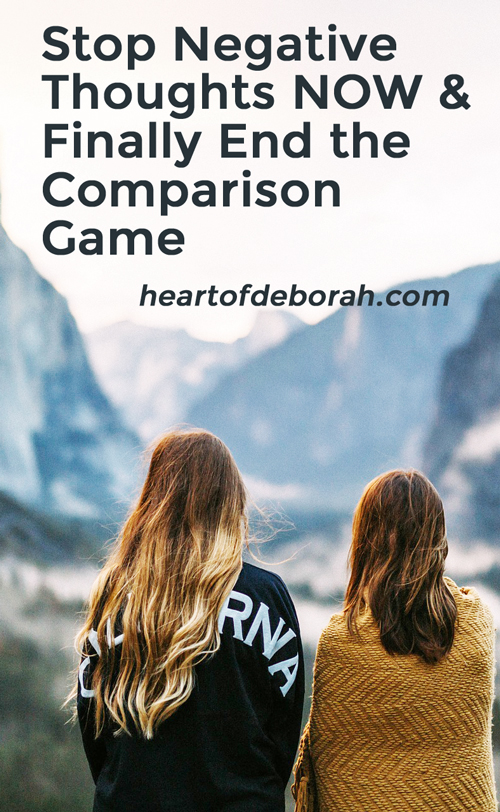 It's SO easy to start comparing your life to someone else's life. Especially with social media. So how do we stop playing the comparison game? Here are some practical tips to reducing negative self-talk after viewing social media!