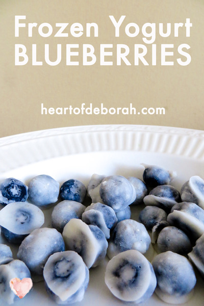 Healthy Snack Idea for Kids! Try this delicious frozen yogurt blueberries recipes. Your toddler will love this snack.