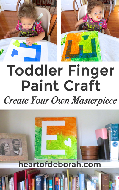 Brillant Toddler Finger Painting Craft! Painting Made Easy for Children