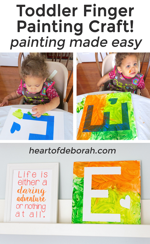 Brillant Toddler Finger Painting Craft! Painting Made Easy for Children