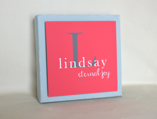 A great Christmas gift! Check out this personalized name meaning square canvas from Unique Photo Crafts.