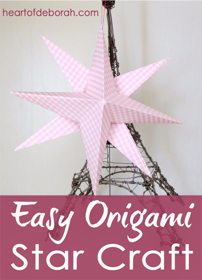 A fun and easy DIY Valentine's Day craft. You can make these 3-D stars for any time of the year. Teach your kids simple origami with these step by step directions.