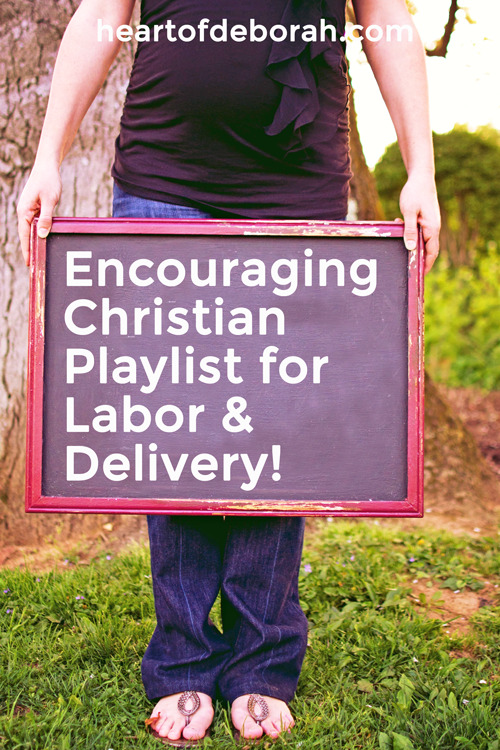 Looking for encouraging music for your labor and delivery? Here is a list of my favorite songs to lift your mood and encourage your soul. The ultimate Christian playlist for labor and delivery!