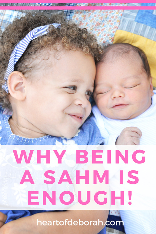 So many SAHMs question whether they are doing enough and their purpose in the home. You were made with a purpose. #sahm #motherhood #momlife #christianparenting