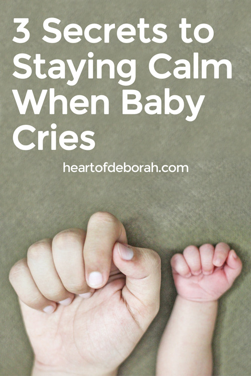 Do you find yourself getting frustrated when your baby is crying? Here are 3 ways to remain calm when your baby cries as a newborn.