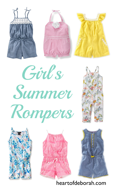 My Favorite Toddler Girl Rompers for Summer! I've been on the hunt for playful, colorful and classic rompers for our daughter, here is a list of my favorite rompers in kid's fashion.