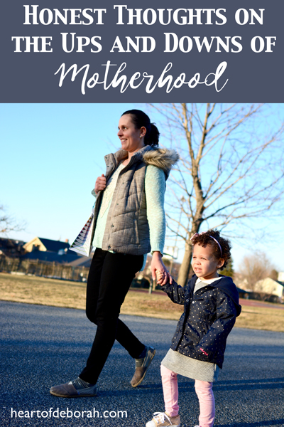 Motherhood isn't what I always dreamed it would be. Does that make me a bad mom? A Reality Check in Motherhood by Heart of Deborah