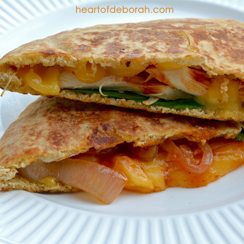 BBQ Chicken Gouda Melt Recipe. Your family will love this easy and quick grilled sandwich!