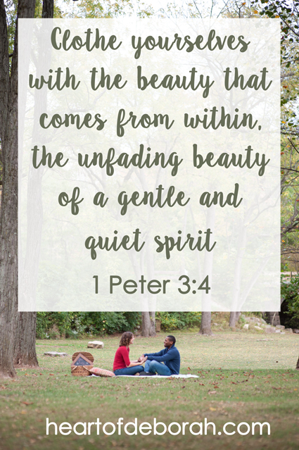 How can I still be a strong women while embracing the beauty of a gentle and quiet spirit? In this post, I sharing my thoughts as a Christian wife.