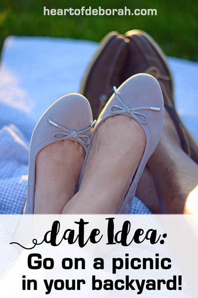 As a mom with two small kids I've realized how important date nights are with my husband! When we can't get a babysitter we plan a date night at home. Here is a great picnic date night idea for summer in your own backyard!