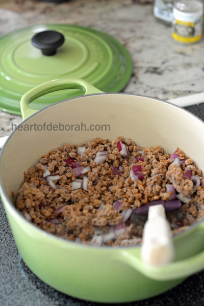 Looking for a savory and flavorful vegan taco soup recipe? This chili is the perfect football season recipe. Your whole family will love it!