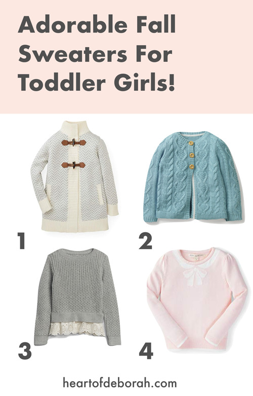 Looking for a new wardrobe for your daughter? Find these adorable fall sweaters to shop for this fall and winter!