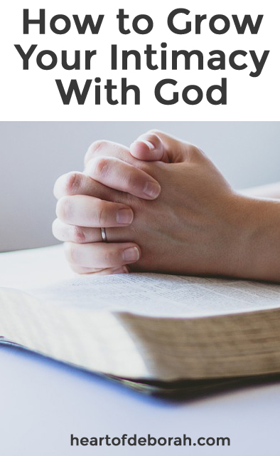 Does God really care about the details of your life? Read how to find intimacy with God and how much it means to Him! | Christian living and parenting at Heartofdeborah.com