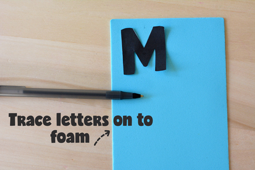 DIY Name Stamp Block, The Perfect DIY Gift for Young Kids