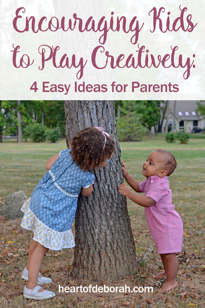 Looking to maximize playtime with your child? Here are 4 ideas for encouraging kids to play creatively and engaging your child in imaginative play!