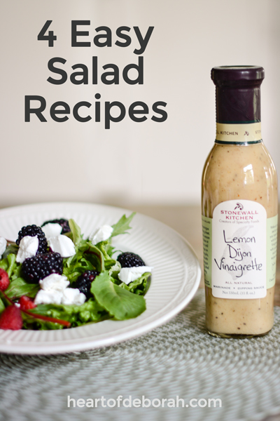 As a mom with young kids I'm always looking for "easy" and quick recipes. These easy salad recipes don't take long to make, but are so delicious!