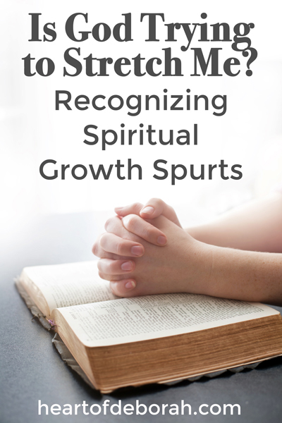 Feel like you are in a rut? Or like you are stretched and you aren't sure what is happening? Recognize it's a spiritual growth spurt. Then embrace it, seek more of God and find your breakthrough. 