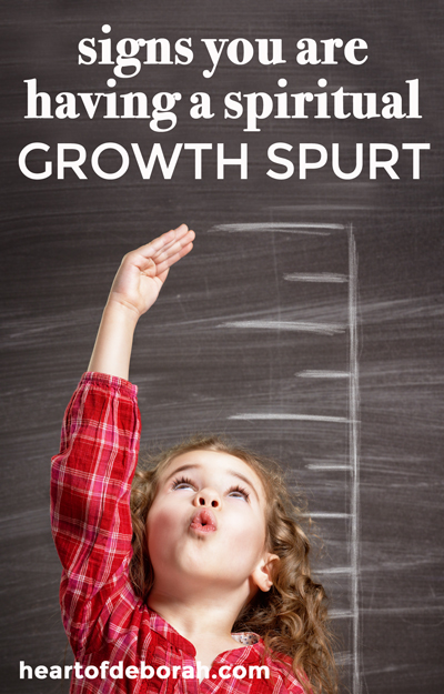 Feel like you are in a rut? Or like you are stretched and you aren't sure what is happening? Recognize it's a spiritual growth spurt. Then embrace it, seek more of God and find your breakthrough. 