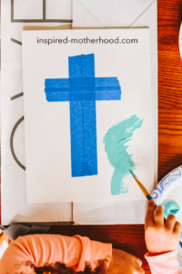 Easy Cross Craft for Preschoolers: Faith Based Art Project for Kids