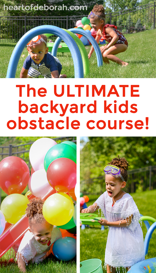 Looking for a fun children’s activity this summer? Make an obstacle course for kids in your own backyard! Here are 6 easy and fun obstacles for young kids to enjoy.