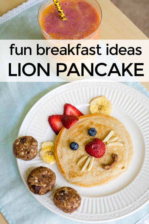 Encourage healthy eating and have a blast with these Disney Junior fun breakfast ideas! Your kids will love joining the Lion Guard characters while eating their lion cub pancakes and pride rock energy balls while sipping their sunrise smoothie. Healthy snacks and a fun summer idea.