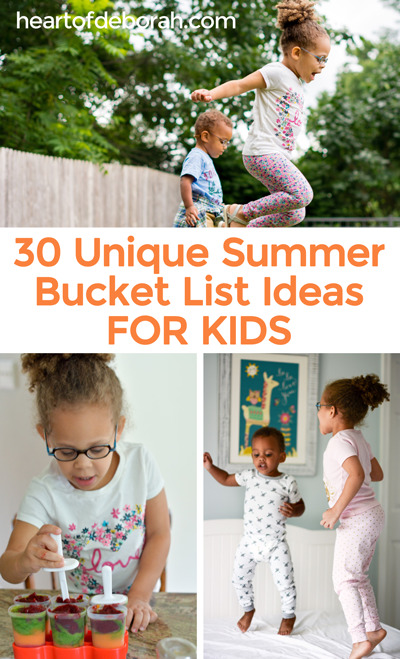 Looking to celebrate the last days of summer? Here is an awesome end of summer bucket list for kids! 