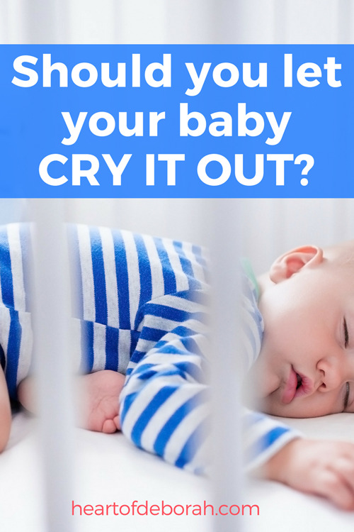 My Baby Won't Sleep: Should You Let Your Baby Cry It Out? #parenting #baby #sleeptraining