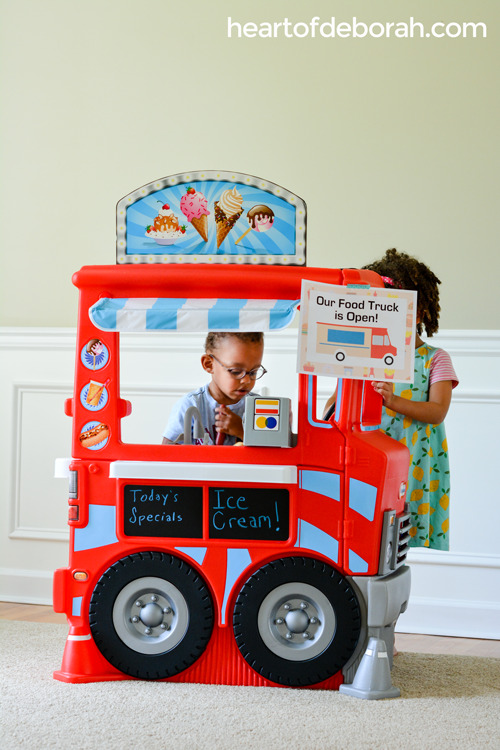 7 EASY dramatic play ideas to set up in your own playroom. Each pretend play center comes with free printables.