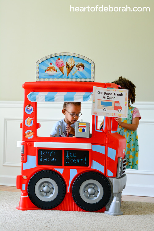 Build an Ice Cream Recipe Game Pretend Play Dramatic Play 