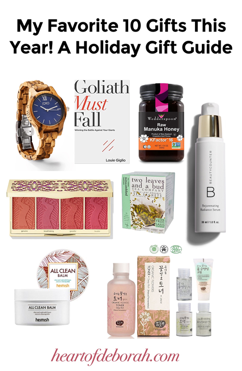 Looking for the perfect gift? Check out these 10 perfect gifts for women. In this holiday gift guide you will find unique wooden watches, luxurious beauty products and beautiful home decor.