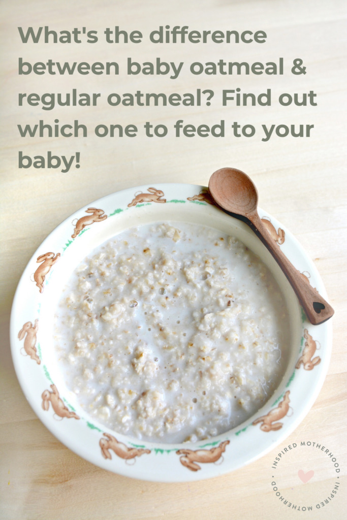 Oatmeal for 4 store month old baby