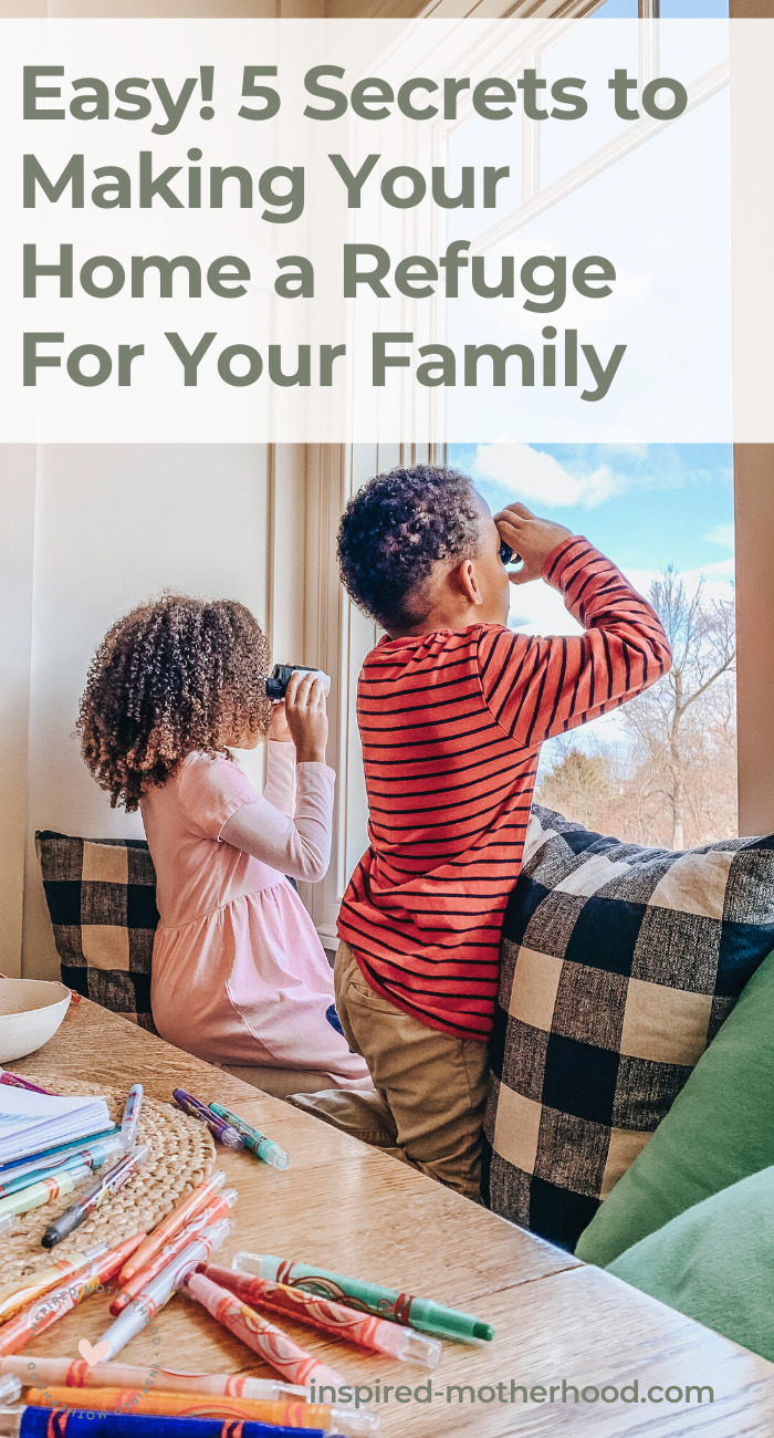 A peaceful home makes a big difference in your mood and your child's behavior. Learn 5 easy steps on how to build a happy home with a peaceful atmosphere for kids to grow and learn! 