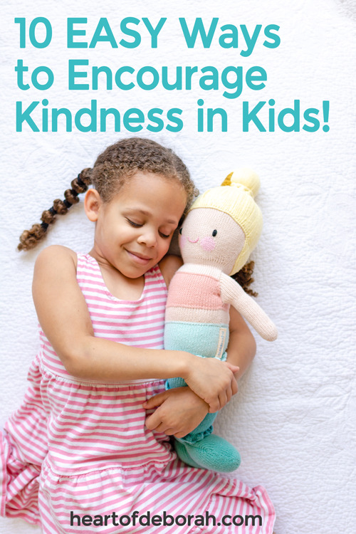 10 simple steps to encourage kindness in kids and teach empathy to kids! As parents we can instill compassion in the next generation and raise kind kids.