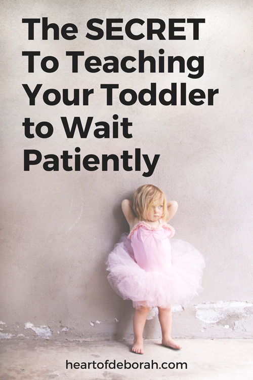 A simple way to teach your child to patiently wait when you can't meet their requests right away! Parents this tool can make your life so much easier.