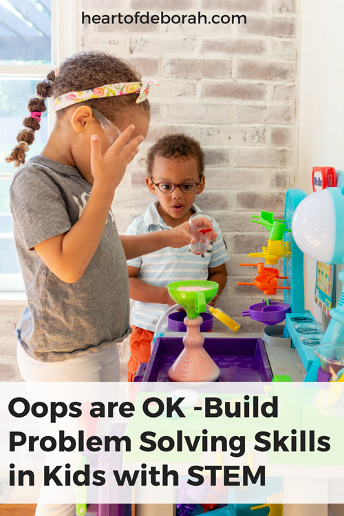 Use kid's mistakes as learning opportunities! Model and teach problem solving skills in kids with these techniques. 