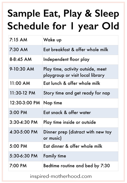 Sample Meal Plan For Feeding Your Toddler Ages 1 To 3