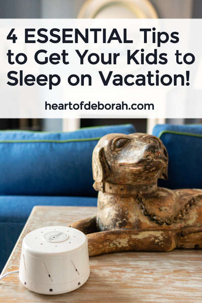 You can get sleep on vacation with kids! Here are 4 essential travel tips for young children. How to get your kids to sleep while traveling to new places!