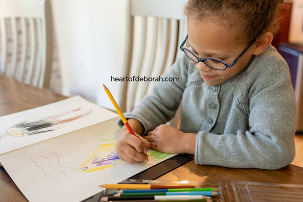 If you child is too young to write in a journal buy one with blank pages! They can still make a gratitude journal by drawing pictures of what they are thankful for. 