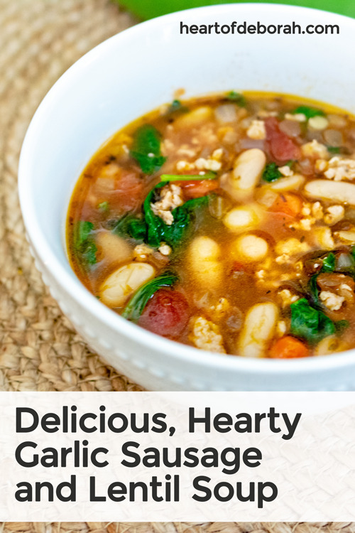 Looking for a healthy soup recipe your kids will love? They won't even notice the veggies in this recipe. Try our sausage and lentil soup for dinner.