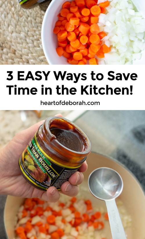 Looking to save time in the kitchen without sacrificng healthy meals? Check out these 3 tips to save time cooking.