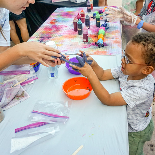 Remember there is so much more to the Disney experience than just the rides. It's about the food, parades, atmosphere, character experiences and shows too! Our resort even had kid's activities such as tie dye t-shirts and slime.