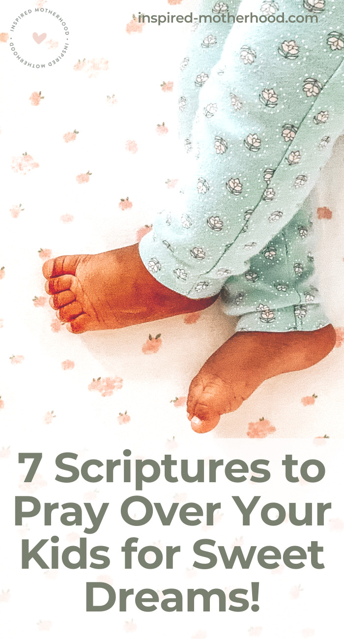 Prayers for bedtime! Here are scriptures to pray over your children for sweet dreams and to overcome bad dreams. Print out the scripture cards and hang them up!