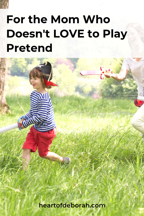 Pretend play is boring! How do I engage in imaginative play with my kids when I don't like it? Here are 5 ways to actually enjoy dramatic play with your kids!