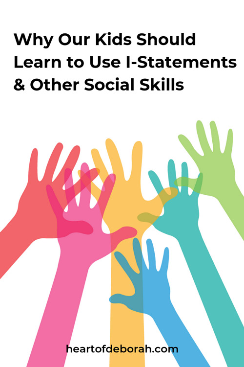 I Statements versus You Statements, what is the difference? Children can learn effective social skills and conflict resolution skills when they use I statements in their conversation. Encourage your child's emotional intelligence with these strategies.