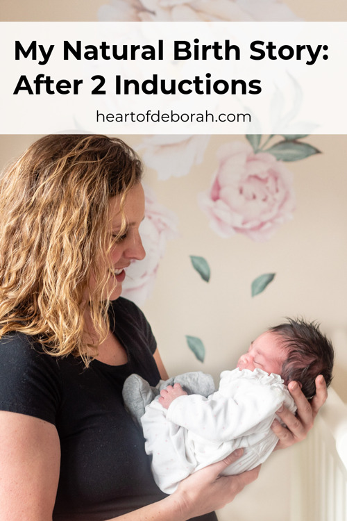 I was induced for my first two pregnancies at 42 weeks. This time I was able to birth naturally without induction! Read my birth story.