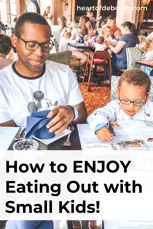 Want to go out to eat but worried about your rowdy toddler? Here are 5 tips for dining out with toddlers! You can do this and enjoy dinner out with small kids.