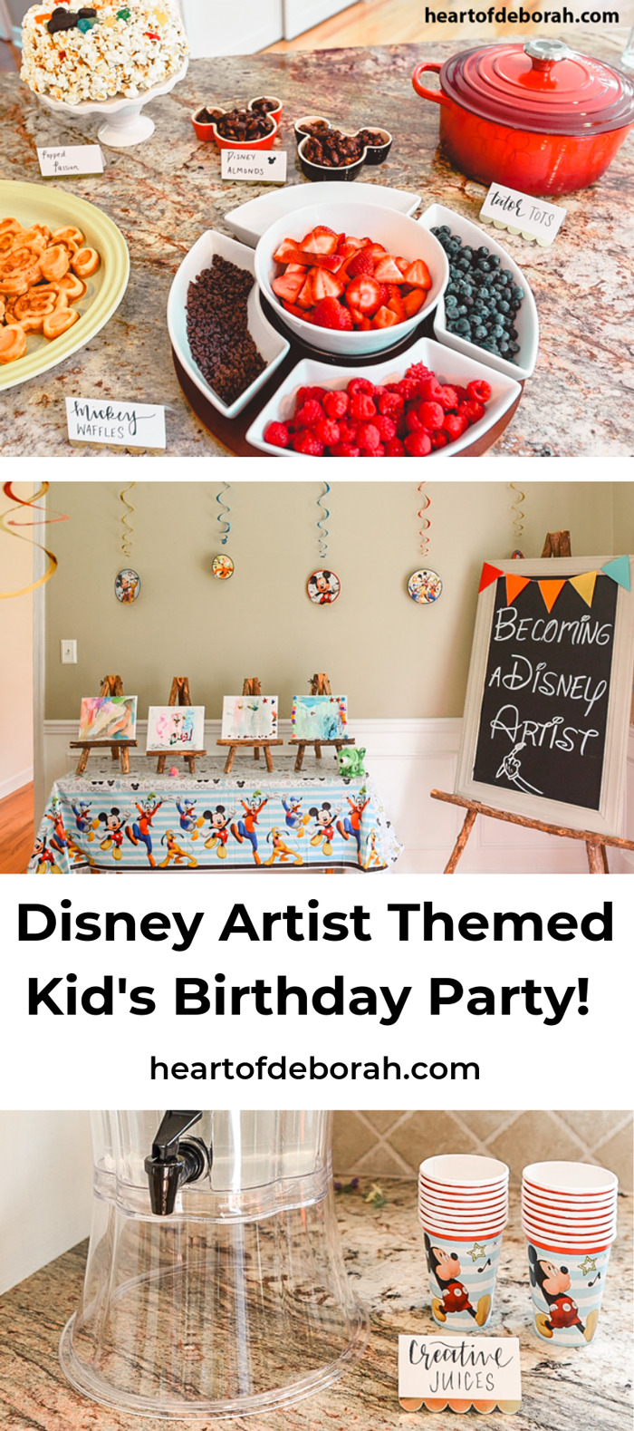 Throwing a Disney party? Check out this adorable kid's birthday party with a Mickey waffle bar!